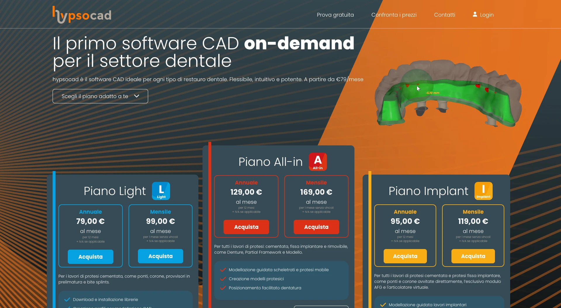 Hypsocad sito in Laravel per la vendita di licenze software