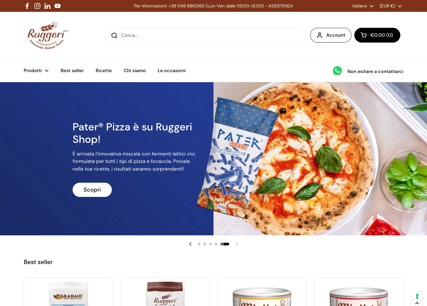 Ruggeri ecommerce Shopify